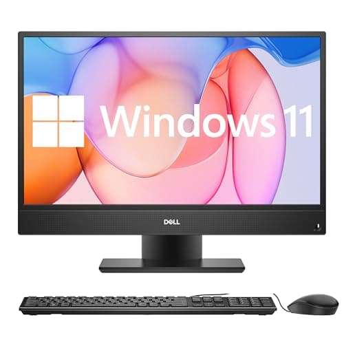 Dell OptiPlex 5260 All-in-One Windows 11 Pro Computer Desktop PC, 21.5in AIO FHD(1920x1080), Intel Core i5-8500, 16GB RAM, 512GB SSD, WiFi, Bluetooth, Keyboard & Mouse(Renewed) - Image 1