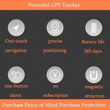 No Subscription Vehicle GPS Tracker Portable Car GPS Tracker Mini Magnetic GPS Device Full Coverage Pinpoint Vehicle Location Elderly Children Pets No SIM Card - Image 2