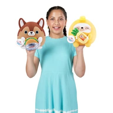 Snackles Series 2 Puppy & Sonic Burger 8 Inch Plush by ZURU, Ultra Soft Plush, Collectible Plush with Real Licensed Brands, Stuffed Animal, Giftable - Image 4