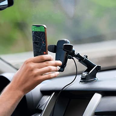 iOttie Auto Sense Qi Wireless Car Charger - Automatic Clamping Dashboard Phone Mount with Wireless Charging for Google Pixel, iPhone, Samsung Galaxy, Huawei, LG, and other Smartphones. - Image 7