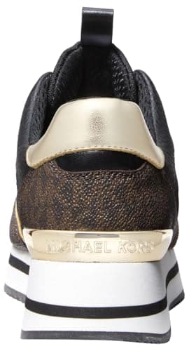 Michael Kors Women's Raina Trainer, Black/Brown, 11 - Image 8