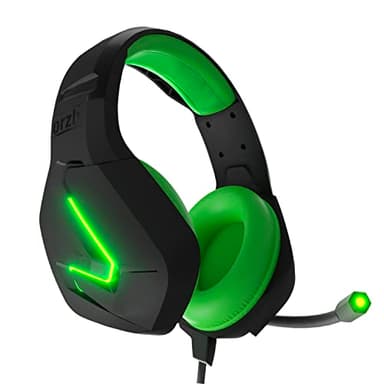 Orzly Gaming Headset (Green) for PC and Gaming Consoles PS5, PS4, Xbox Series X | S, Xbox ONE, Nintendo Switch & Google Stadia Stereo Sound with Noise Cancelling mic - Hornet RXH-20 Sagano Edition - Image 1