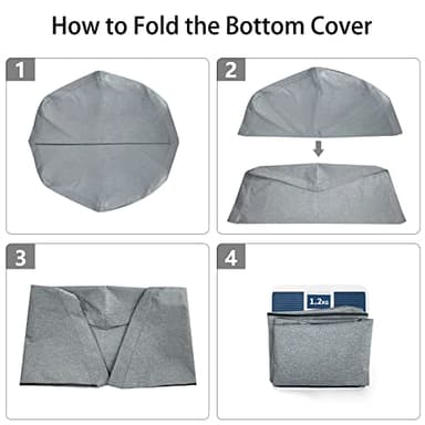 PETIME Bottom Cover Mat for Dog Playpen Pen Water-Resistant Pad Floor Protector for Indoor Outdoor Use Fits 24" Wide 8 Panels Metal Pet Exercise Play Pen (Playpen Not Included) - Image 6
