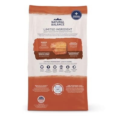 Natural Balance Limited Ingredient Grain Free Salmon & Sweet Potato Dry Dog Food, Sensitive Stomach, 4 lb (Pack of 1) - Image 3