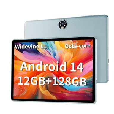 2025 Upgraded Android 14 Tablet 11inch, 12GB+128GB+512GB, Support Face Unlock,18W Fast Charging with 8000mAh Large Battery ,Dual WiFi6, Dual Camera,Octa-Core CPU, Bluetooth,HD Touchscreen Display - Image 1