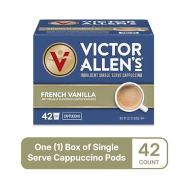 Victor Allen's Coffee French Vanilla Flavored Cappuccino Mix, 42 Count, Single Serve K-Cup Pods for Keurig K-Cup Brewers - Image 3