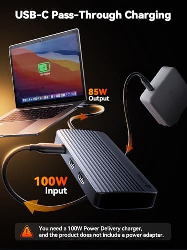 QUUGE Docking Station Dual Monitor 2 HDMI, 7 in 1 USB C Hub with Dual HDMI 4K, PD Charging, 5Gbps USB 3.0, 3 USB2.0, USB C Docking Station for MacBook Pro/Dell XPS/HP/Lenovo/Surface/Yoga etc - Image 8