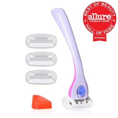 Billie Razors for Women Shave Kit – Women’s Razor + 4 x 5-Blade Razor Refills + Magnetic Holder – DreamPop - Image 2