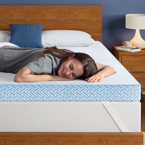 BedStory Extra Firm Mattress Topper Full - 4 Inch High Density Memory Foam Bed Toppers for Back Pain Relief and Motion Isolation - Removable Washable Cover, CertiPUR-US Certified - Image 1