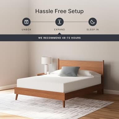 Signature Design by Ashley Queen Size Chime 12 Inch Medium Firm Memory Foam Mattress with Green Tea & Charcoal Gel for Pressure Relief, Fiberglass Free, Mattress In A Box - Image 14
