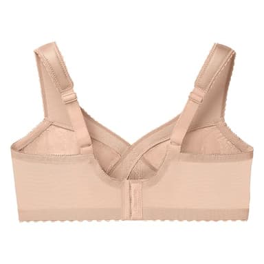 Full Figure Plus Size MagicLift Original Support Bra Wirefree #1000 Blush - Image 5