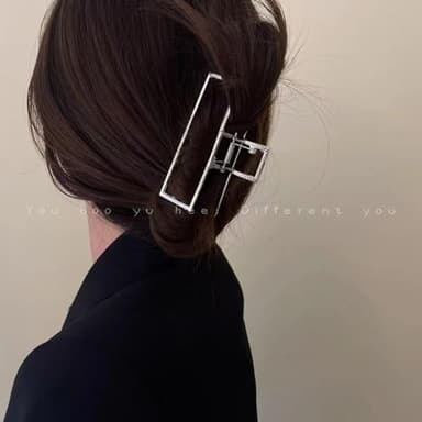 Mehayi 3 PCS Metal Large Hair Claw Clips for Thick Heavy Hair, Big Non-Slip Hair Catch Barrette Jaw Clamp, Strong Hold Claw Barrettes for Long Hair, Fashion Hair Styling Accessories for Women Girls - Image 7