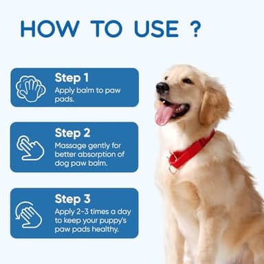 Dog Paw Balm - Paw Balm Dogs Lick Safe,Moisturizing & Soothing Paw & Nose Balm for Dogs,Healing Protection for Cracked Skin on Paws and Noses (2OZ) - Image 3