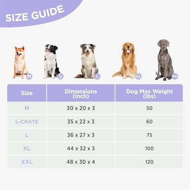 Lesure Outdoor Waterproof Dog Bed for Extra Large Dogs, Orthopedic Egg Crate Foam Pet Bed with Oxford Fabric Surface and Removable and Durable Cover, Machine Washable, 48''x30'', Black - Image 6