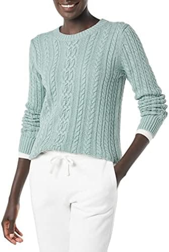 Amazon Essentials womens Soft Fisherman Cable Long-Sleeve Crewneck Sweater (Available in Plus Size - Image 3