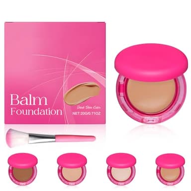 Peptide Bouncees Foundation, Balm Foundation, Hydrating, Age-Defying Makeup for Mature Skin, Natural, Medium Buildable Coverage, All Skin Types - Image 1