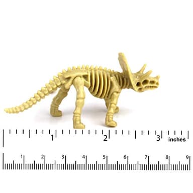 Bedwina Dinosaur Fossil Skeleton - (Pack of 24) 3.7 Inch Assorted Plastic Dino Figure Bones for Kids Science Dig Kit, Digging Sandbox Bins Play Toys, Party Favors, Birthday Decorations - Image 2