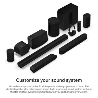 Sonos Beam Gen 2 - Black - Soundbar with Dolby Atmos - Image 8