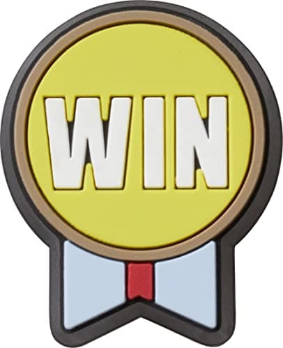 Crocs Jibbitz Sports Shoe Charms| Jibbitz, WIN Medal, Small - Image 1