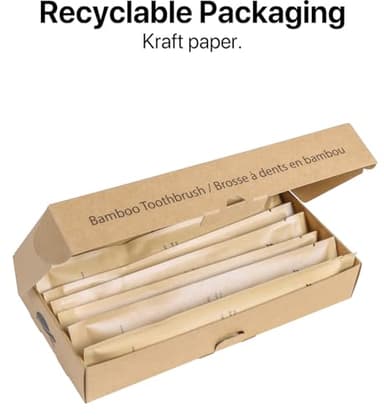 Sea Turtle Plant-Based Bristles, Soft Bamboo Toothbrushes, Individually Sealed (10 Pack) - Image 4