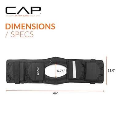 CAP Barbell Adjustable Weighted Vest, 50 lb, Black - Image 5