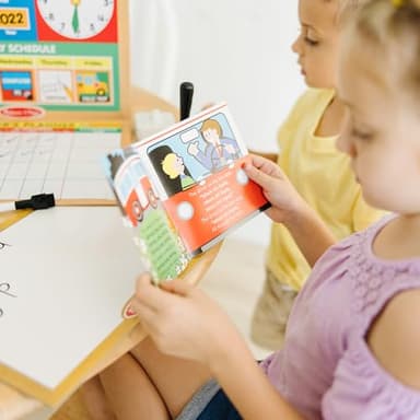Melissa & Doug School Time! Classroom Play Set Game - Be Teacher or Student - FSC Certified - Image 9
