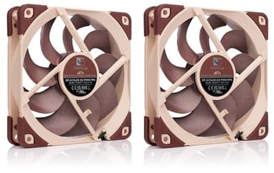 Noctua NF-A12x25 G2 PWM Sx2-PP, Dual Fan Set for Push-Pull and Side-by-Side Applications (Brown) - Image 2