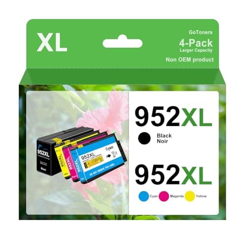 GoToners 952XL Latest Upgrade Compatible Ink Cartridges Combo Pack Replacement for HP 952 XL Use for Officejet Pro 8710 8720 7740 8210 8740 8715 7720 8725 8730 (4, XL) - Image 1