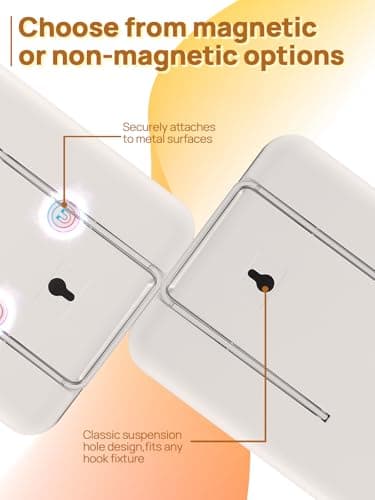 OMIRO Desk Makeup Mirror, 8 x 5 inches Table Mirror with Foldable Stand and Hanging Hole for Shaving and Travelling, White - Image 4