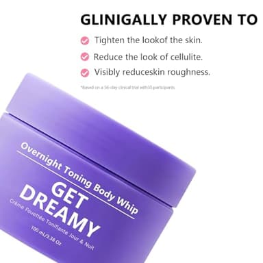 GET-DREAMY Overnight Toning Whip, Advanced Firming & Wrinkle-Reducing Cream, Get Dreamy Body Firming Cream, Restore skin Elasticity, Natural Body firming Oil Suitable for All Skin Types (1 Bottle) - Image 2