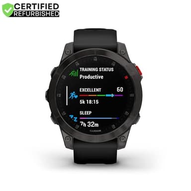 Garmin 010-N2582-10 Epix Gen 2 Premium Active Smartwatch 47 mm Black Titanium (Renewed) Bundle with 2 YR CPS Enhanced Protection Pack - Image 2