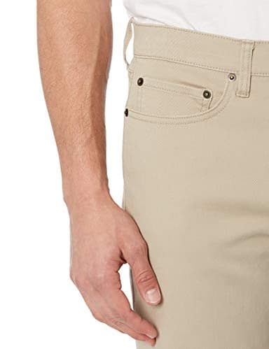 Amazon Essentials Men's Slim-Fit Jeans - Discontinued Colors, Light Khaki Brown, 36W x 30L - Image 4