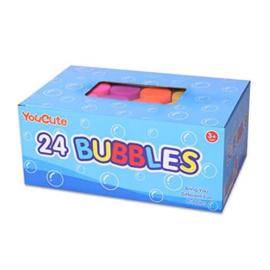 Bubbles 24 Pack Party Favor for Kids Bulk Bubble Solution Blowing Wand 2 Dozen Party Supplies Outdoor Toys Wedding Party Christmas Celebration Birthday Fun Gift - Image 3