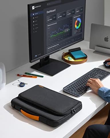 tomtoc 360 Protective Laptop Carrying Case compatible with 14-inch MacBook Pro M4/M3/M2/M1 Pro/Max 2024-2021, 12.9-13 Inch iPad Pro/Air, Water-Resistant MacBook Accessory Bag Sleeve - Image 8