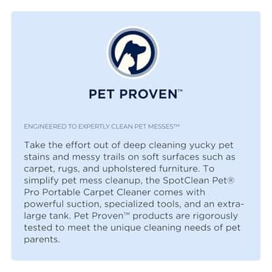 Bissell SpotClean Pet Pro Portable Carpet Cleaner, 2458 - Image 3