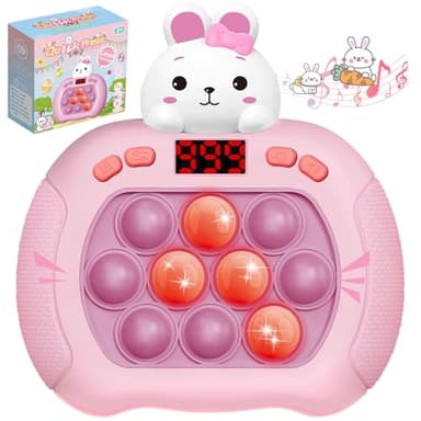 Pop Game - Light Up Fidget Toy for Kids & Adults, Quick Push Fast Push Sensory Toys for Kids 5-7 & 8-12, Handheld Relaxing Stress Relief Game for Autism, ADHD - Fun Fidget Toys for Adults & Children - Image 1