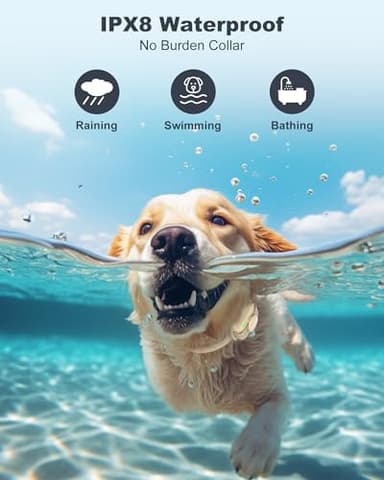 Jugbow Dog Shock Collar - 4200FT Dog Training Collar with Remote for 5-120 lb Large Medium Small Dogs, Rechargeable Waterproof IPX8 E Collars with Beep (1-3) Vibration(1-3) Safe Static(0-99) - Image 4