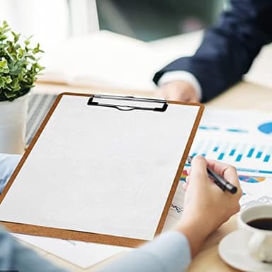 Clipboards, PANDRI 36 Pack Hardboard Office Clipboards, Low Profile Clip, Standard A4 Letter Size, Classroom Supplies, ECO Friendly - Image 9