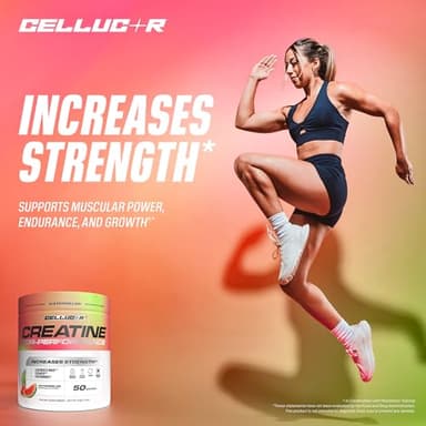 Cellucor Creatine Powder, Watermelon Flavor - Increases Strength, Lean Muscle Mass & Endurance, Micronized Creatine for Fast Absorption, 5g Creatine per Serving, 50 Servings - Image 4
