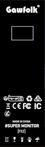 Gawfolk Gaming Monitor 34 inch IPS 120Hz, Ultrawide PC Screen 2560×1080P Ultra-Thin Zero Frame Computer Display for Home Office Business, DP, HDMI, Wall-Mounted, Black - Image 11