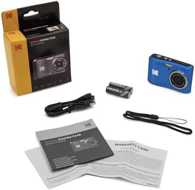 KODAK PIXPRO Friendly Zoom FZ45-BL 16MP Digital Camera with 4X Optical Zoom 27mm Wide Angle and 2.7" LCD Screen (Blue - Image 5
