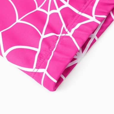 Disney Marvel Spider-Gwen Costume Girls Ghost Spider Clothes Ruffle Long Sleeve Sweatshirt and Leggings Outfit 2 Piece Set Costume Girls Fall Clothes Pink 3T - Image 8