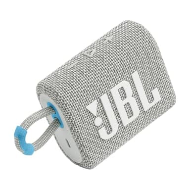 JBL Go 3 Eco - Portable Mini Bluetooth Speaker, big audio and punchy bass, IP67 waterproof and dustproof, 5 hours of playtime, Made in part with recycled materials (Eco White) - Image 5