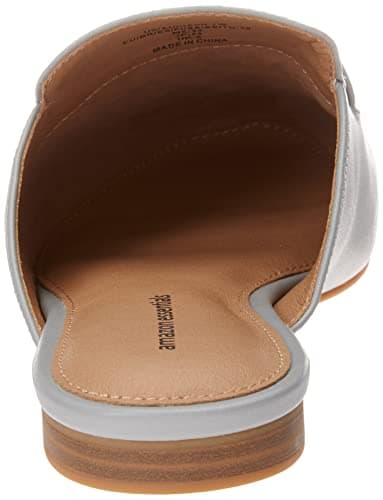 Amazon Essentials Women's Buckle Mule, Grey, 7.5 Wide - Image 3