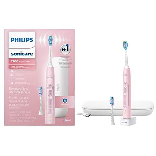 Philips Sonicare ExpertClean 7500 Pink, Rechargeable Electric Power Toothbrush, HX9690/07 - Image 1