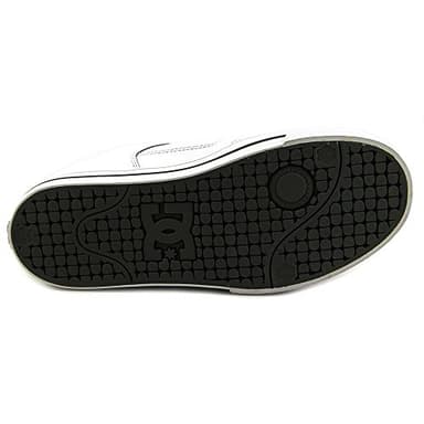 DC Men's Pure Casual Low Top Skate Shoe, White/Battleship/White, 9.5 D US - Image 5