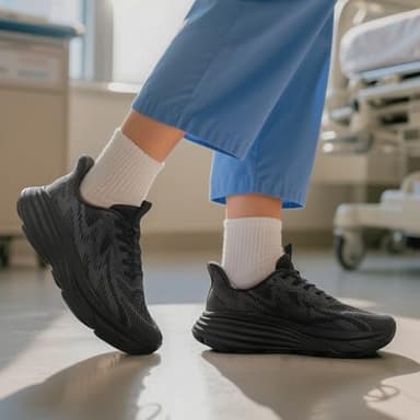 ALLSWIFIT Women's Slip On Walking Shoes Hands-Free Cushion Running Tennis SwiftPlush Non-Slip Comfortable Workout Gym Athletic Fashion Sneakers,Size 8.5,Black,AWUMRS2512 - Image 7