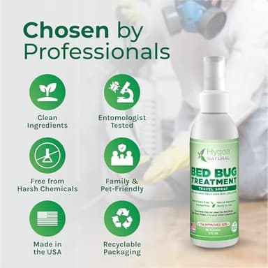 Lice, Mite, and Bed Bug Natural Travel Spray - TSA Approved size – Child & Pet Friendly – Immediate results – Stain & Odor Free, For Hotels, Suitcase, Backpack, Shoes, Bed Bug Spray(3oz - Image 6