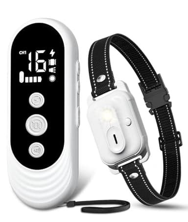 Dog Shock Collar, 3300ft Dog Training Collar with Remote, IPX7 Waterproof Rechargeable Sleek Modern Shock Collar for Small, Medium, Large Dogs with Beep, Vibration, Safety Shock, Light Mode, 8-120 lbs - Image 1