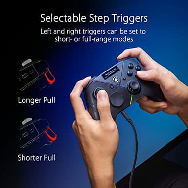 ASUS ROG Raikiri Pro OLED Display, tri-Mode connectivity, remappable Buttons&triggers, 4 Rear Buttons, Step&Linear triggers, Adjustable Joystick Sensitivity, 3.5mm Jack with ESS DAC, for PC and Xbox - Image 5